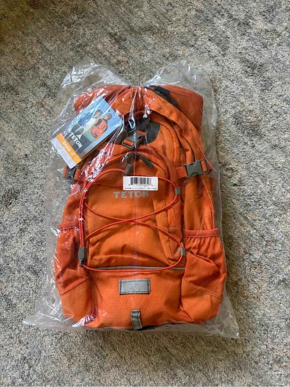 TETON Sports Orange Daypack Backpack - Durable Everyday Pack